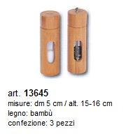 pepe e sale in legno