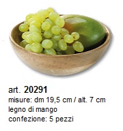 ciotola in legno di mango