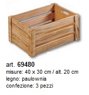 cassa in legno di Paulownia