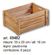 cassa in legno di Paulownia
