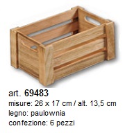 cassa in legno di Paulownia