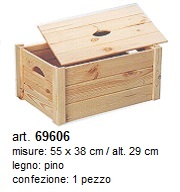 cassa in pino massiccio
