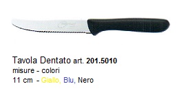 coltello tavola dentato