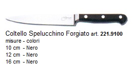 coltello spelucchino forgiato