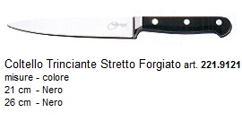 coltello trinciante stretto frogiato