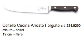 coltello arrosto forgiato