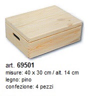 legno cassetta personalizzata